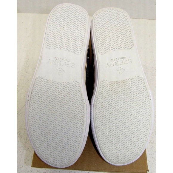 Men's Sperry Top-Sider Striper II CVO Grey Canvas Lace Up Low Top Sneakers WIDE - Picture 5 of 5